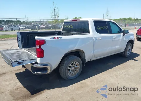 2022 Chevrolet Silverado 1500 Ltd 4Wd Short Bed Lt With 2Fl из США, поврежденный, VIN 1GCPYJEK7NZ173444
